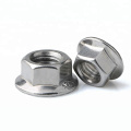 M8 Stainless Steel SS304 Hex Flange Nut DIN6923